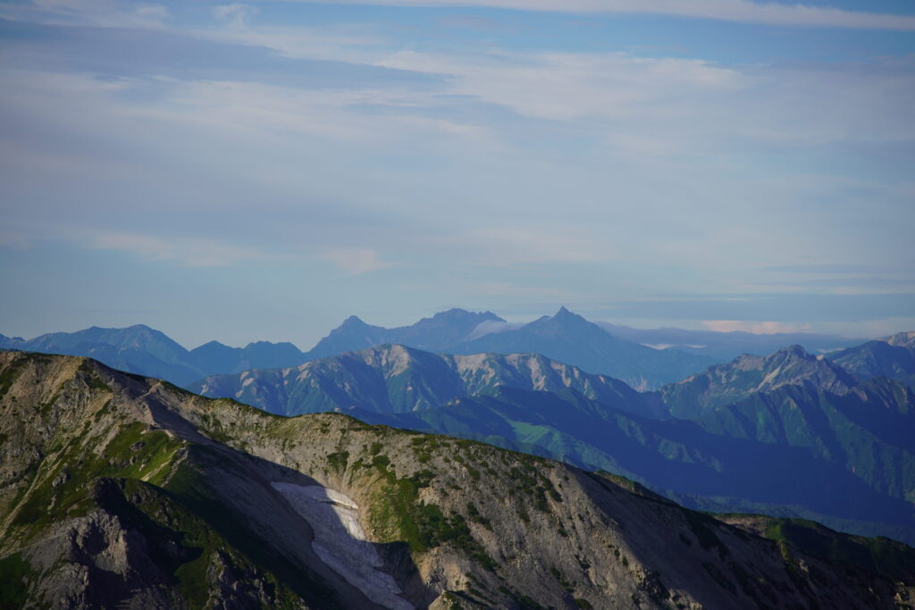 槍・穂高連峰 白馬岳から撮影