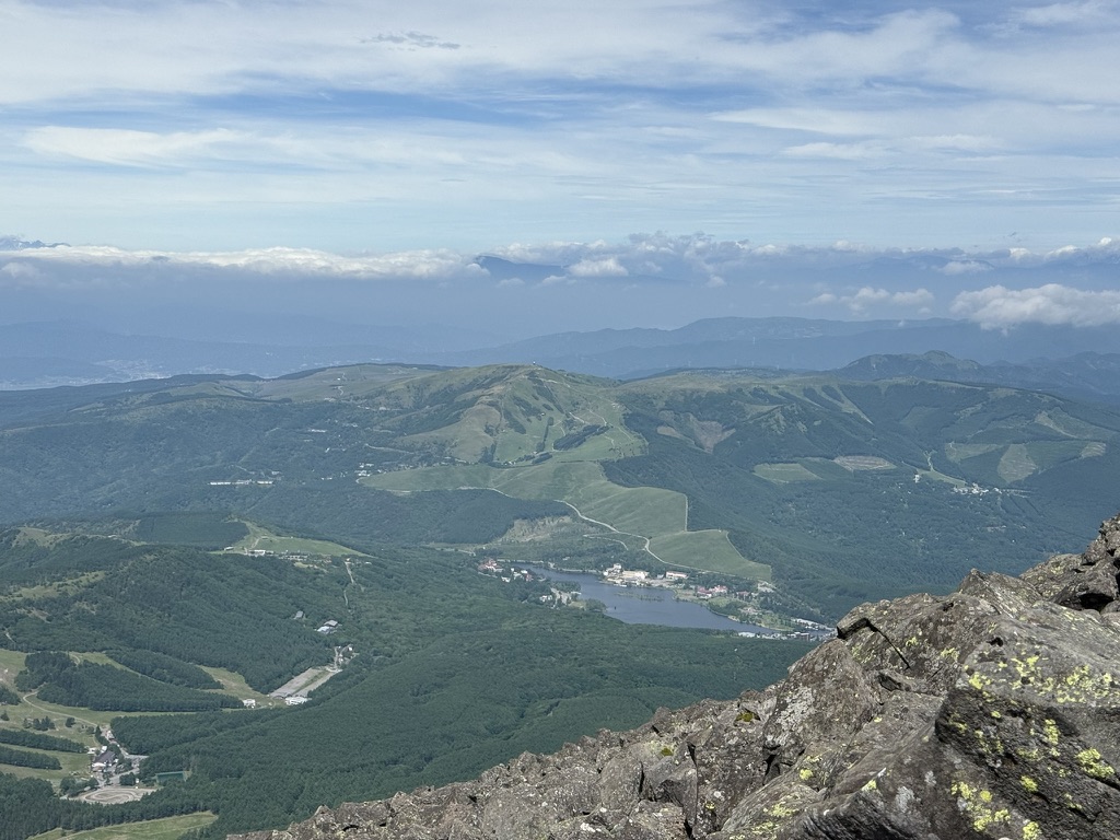 霧ヶ峰と白樺湖