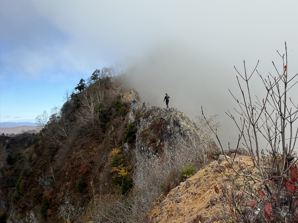 蟻の塔渡り 万全の状態で臨みたいポイント(蟻の塔渡り付近で撮影)