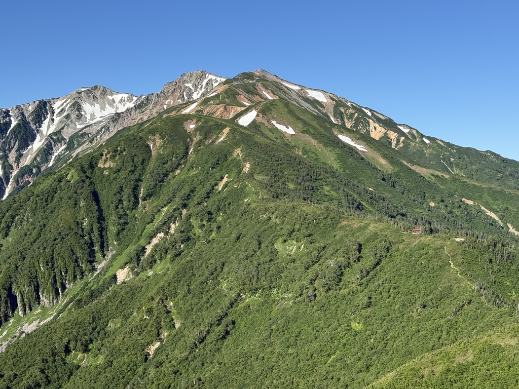 北アルプス縦走は登り返しの連続!(薬師岳〜五色ヶ原の越中沢岳)