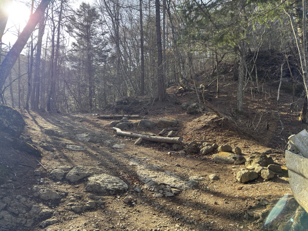 ゆるやかな登山道　初心者でも安心です