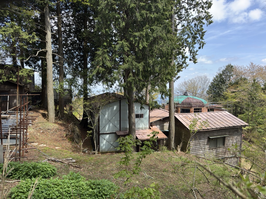 旧大岳山荘（旧大岳山荘で撮影）