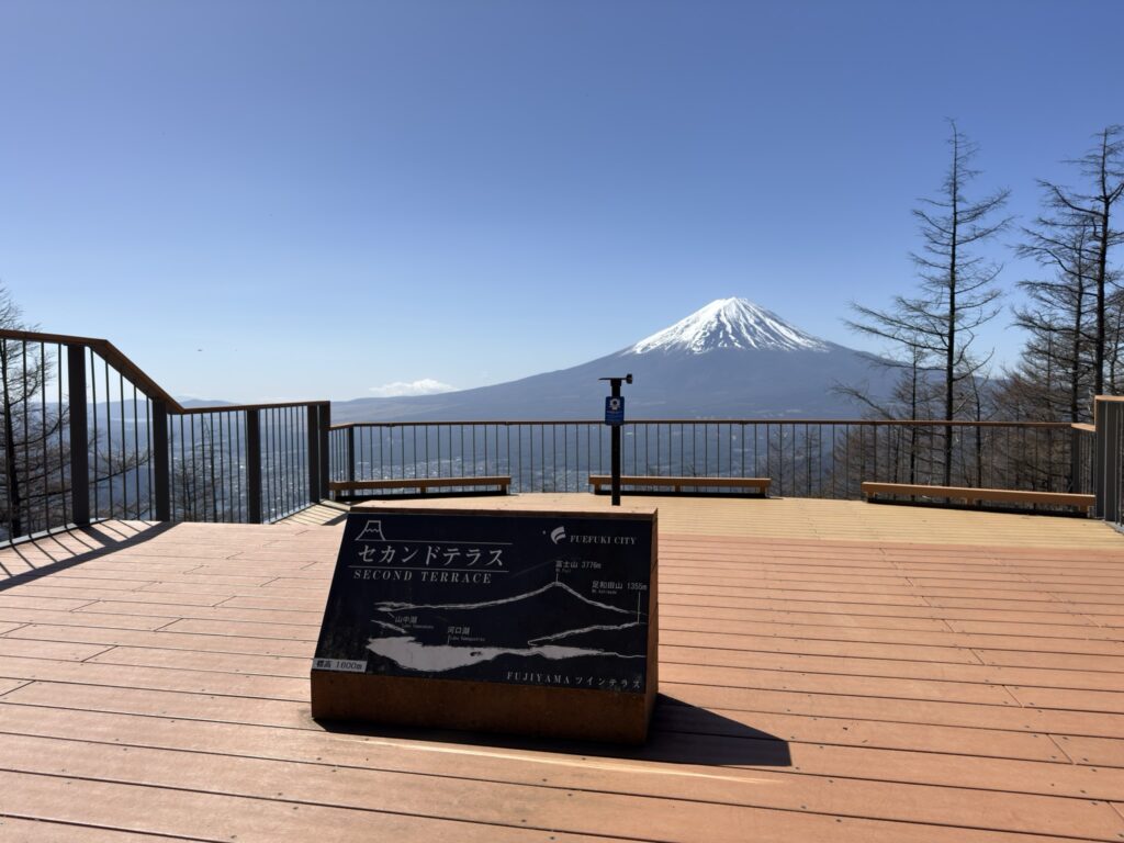 セカンドテラス ファーストテラスと遜色ない絶景(笑)(ツインテラスで撮影)
