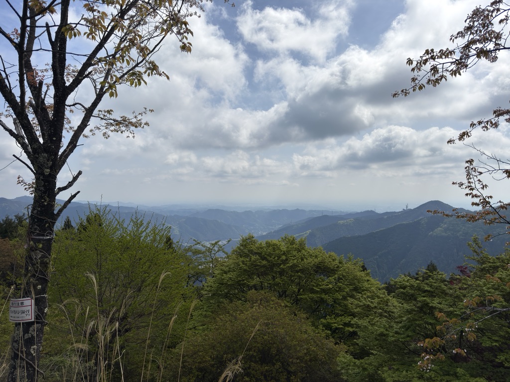 この日はスカイツリー、見れません💧（御岳平で撮影）
