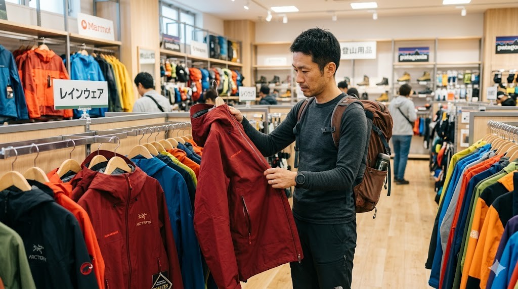 多種多様なレインウェア　※画像はAIで生成したものです