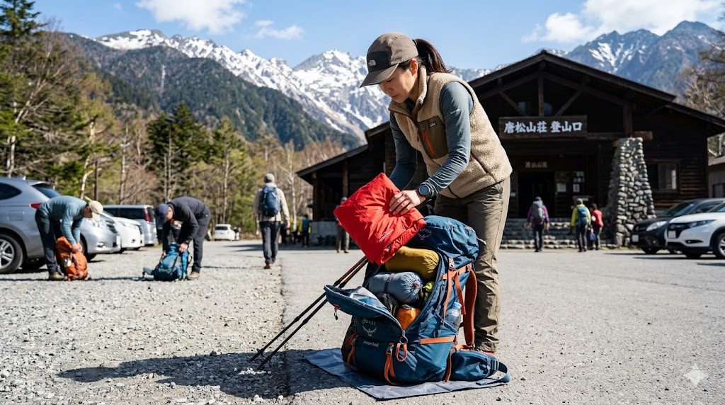 レインウェア購入前にチェックしましょう　※画像はAIで生成したものです