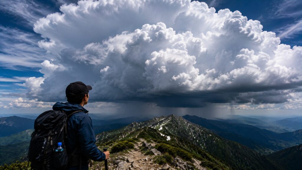 夏ではおなじみの入道雲　近づいてきたら注意