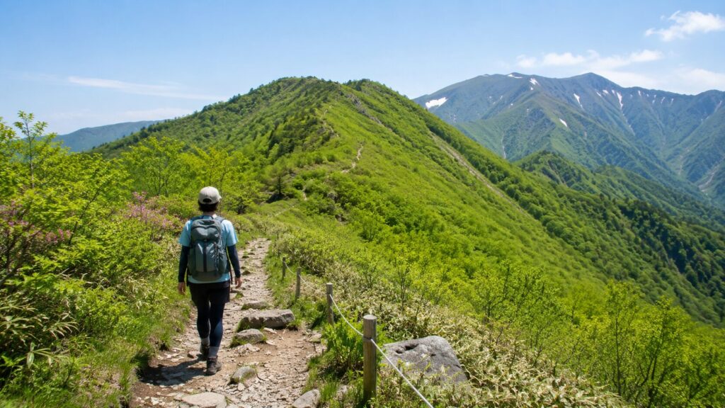 静かな山風景　※画像はAIで生成したものです