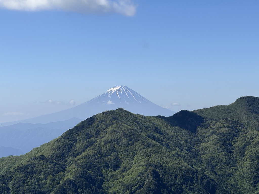 富士山（第三岩峰ピークで撮影）