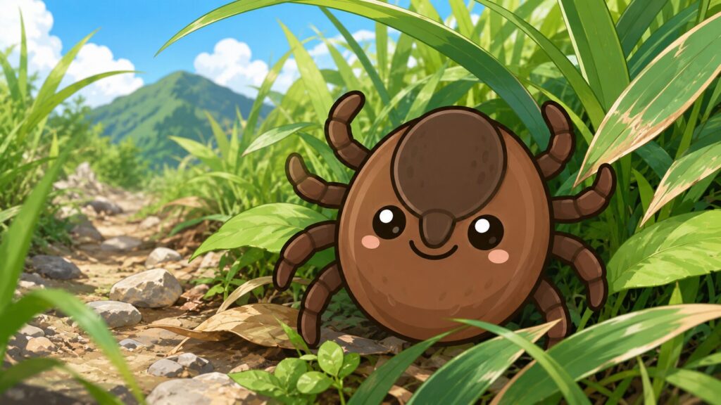 マダニのイラスト