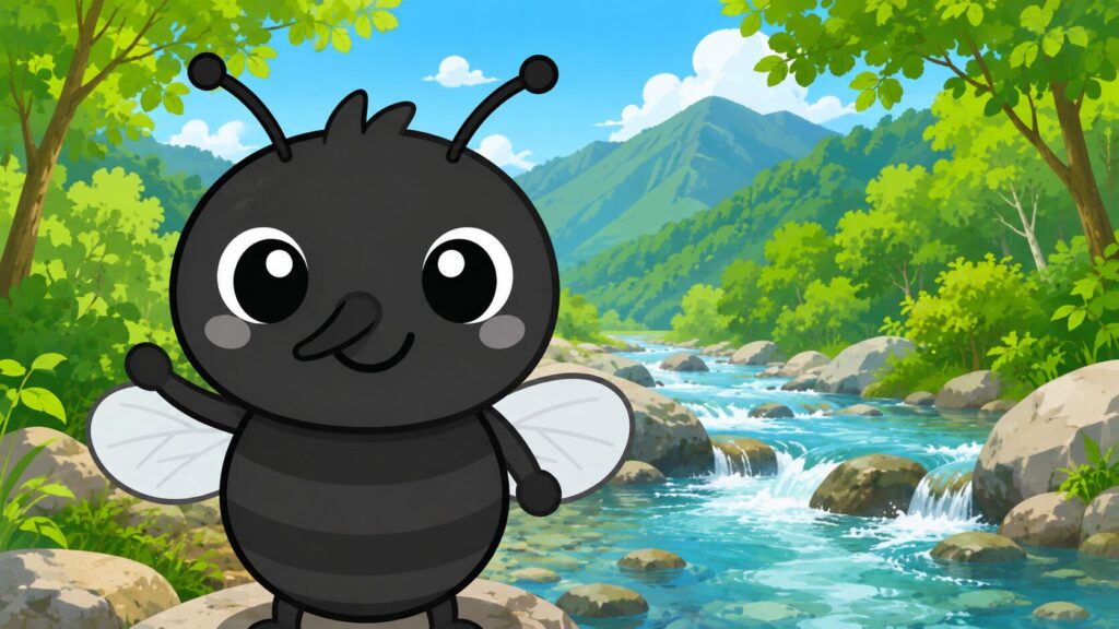 ブヨ（ブユ・ブト）のイラスト