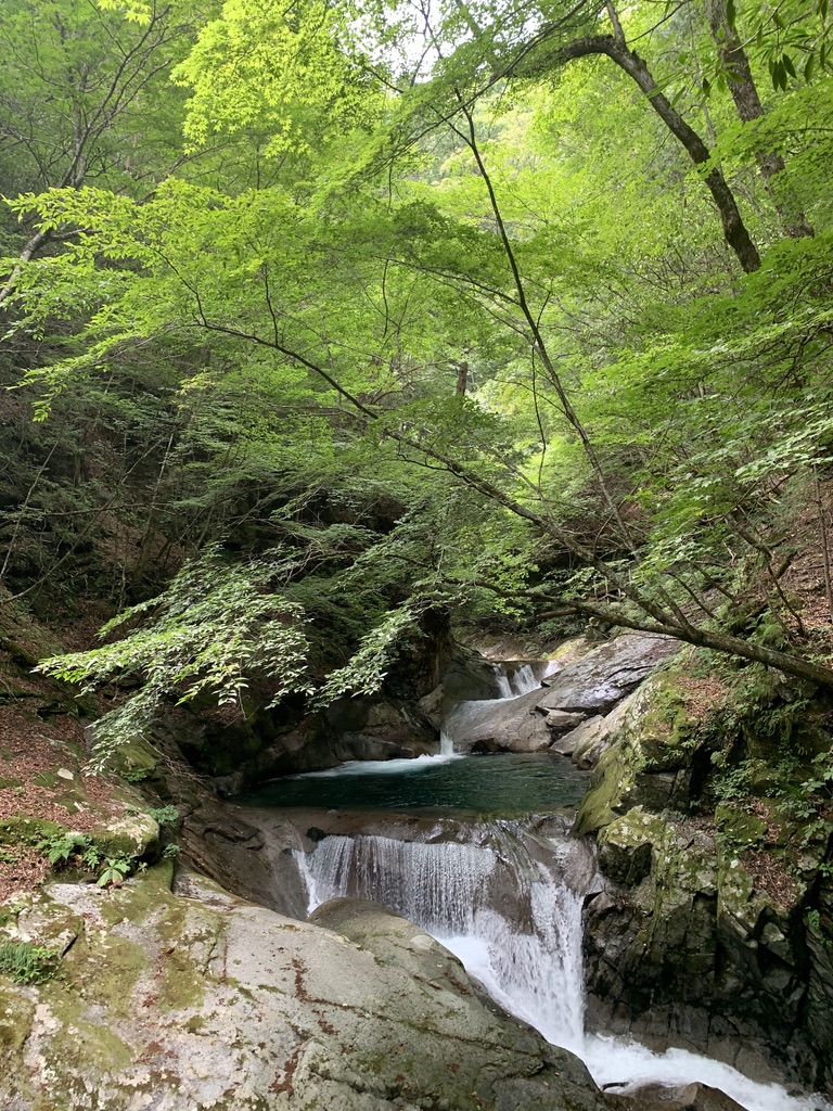 西沢渓谷の流れ
