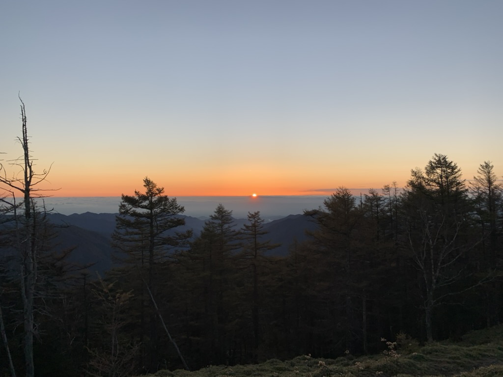 日の出前の空 これを見たくて早起きします