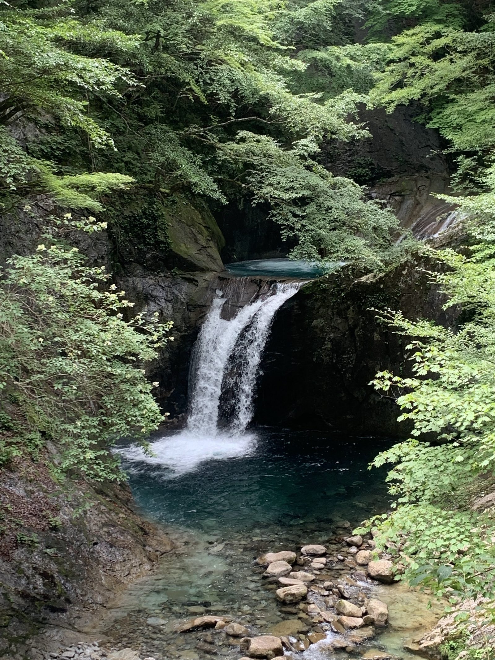 西沢渓谷の滝