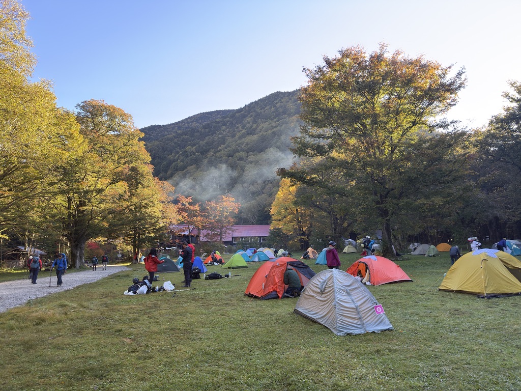 徳沢キャンプ場